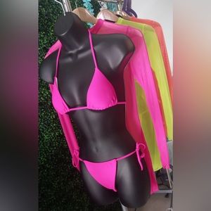 Three piece swimsuit